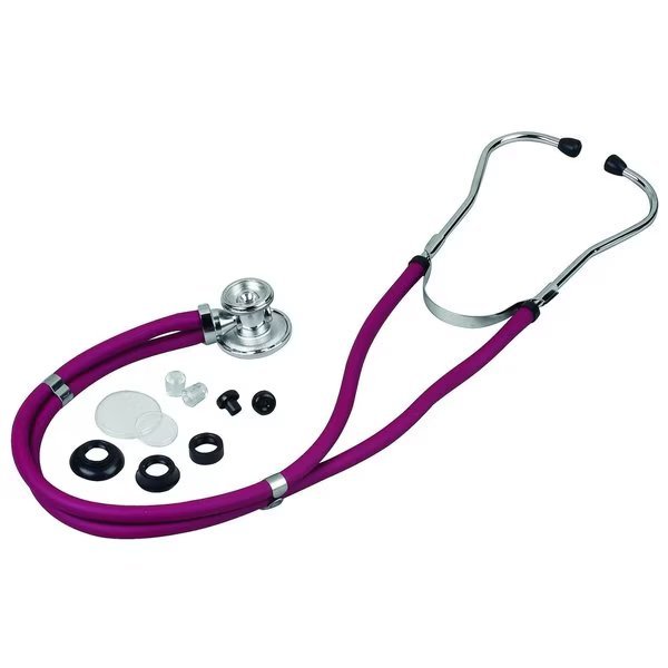 Sterling Sprague Rappaport-Type Stethoscope, Burgundy, Boxed, Veridian Healthcare, Mfr#: 05-11004